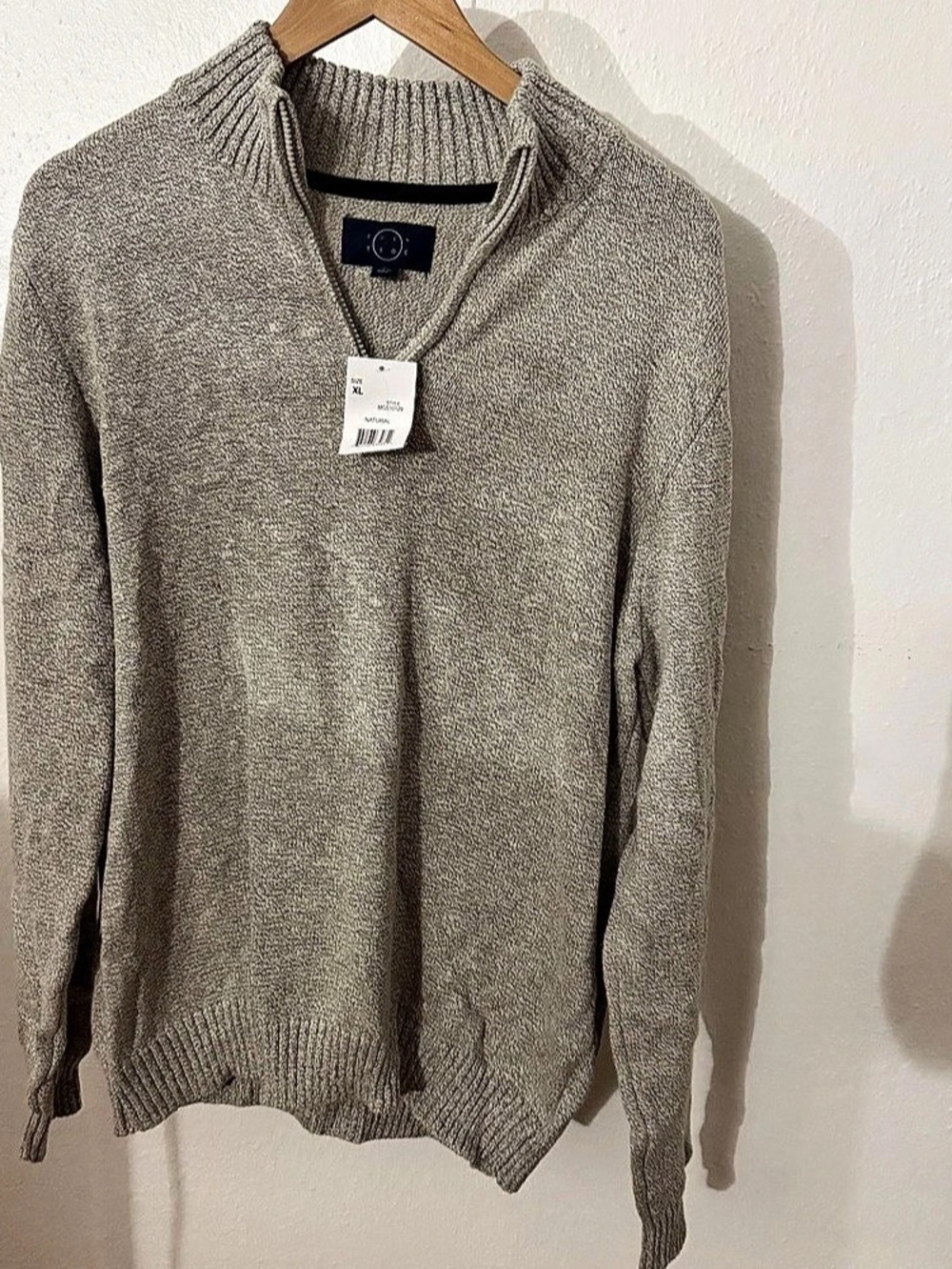 Even Tide Crewneck Sweater in Gray XL NWT